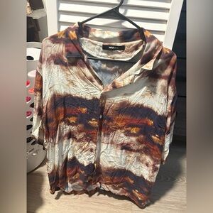 Tie-Dye Men’s Top - Multicolor